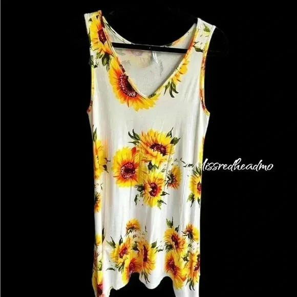 ~Popyoung~ Sunflower Dress - Medium - Picture 1 of 6
